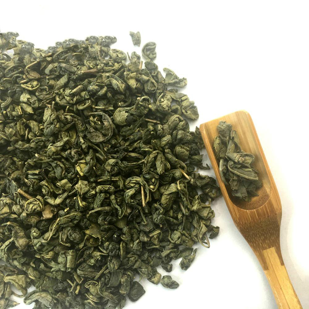 Vert de Chine Organic Green Tea Factory Rolled Gunpowder Bulk Sell 9375 Slimming Dried for Adults