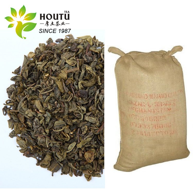Vert de Chine Organic Green Tea Factory Rolled Gunpowder Bulk Sell 9375 Slimming Dried for Adults