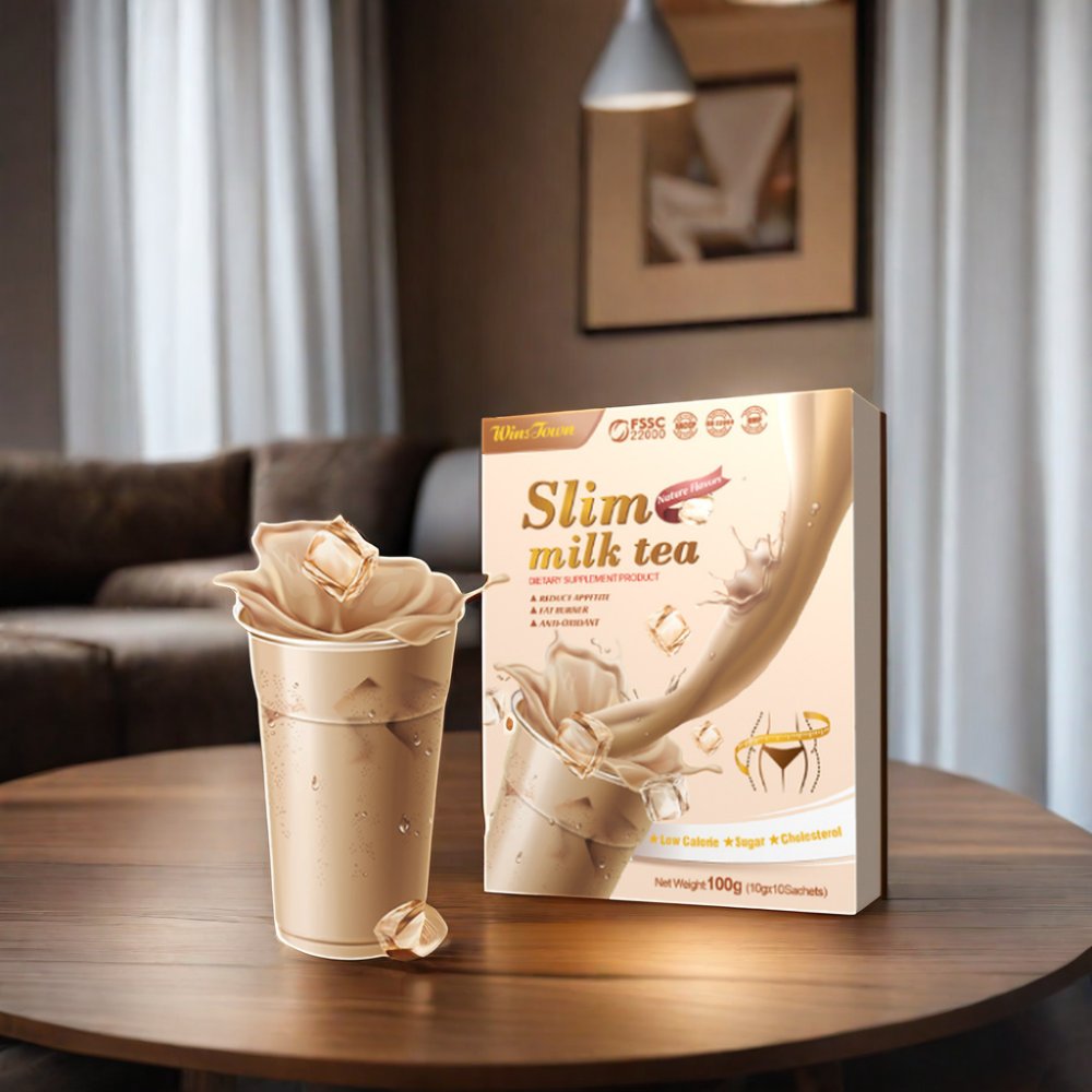 Private Label 14 Days Quick Detox Meal Replacement Sugar-Free Herb Content Box Packaging Weight Loss Milk Tea