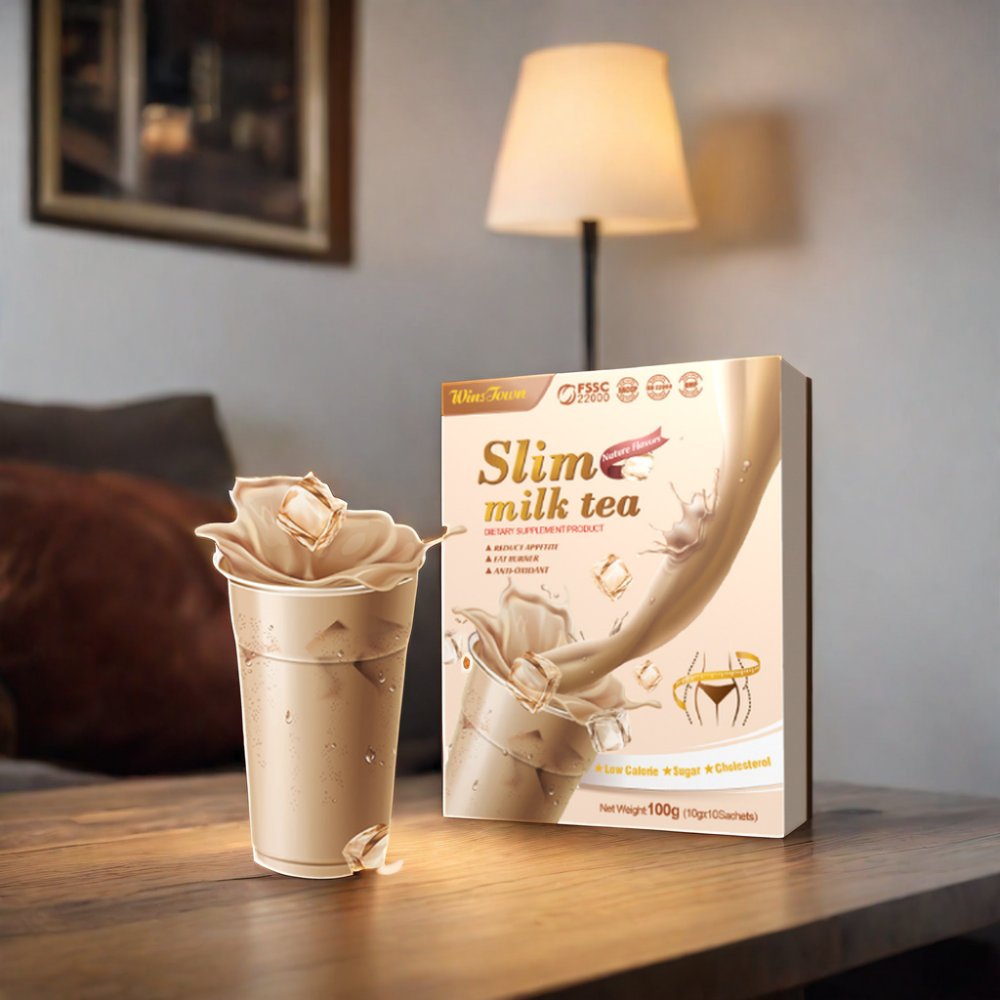 Private Label 14 Days Quick Detox Meal Replacement Sugar-Free Herb Content Box Packaging Weight Loss Milk Tea