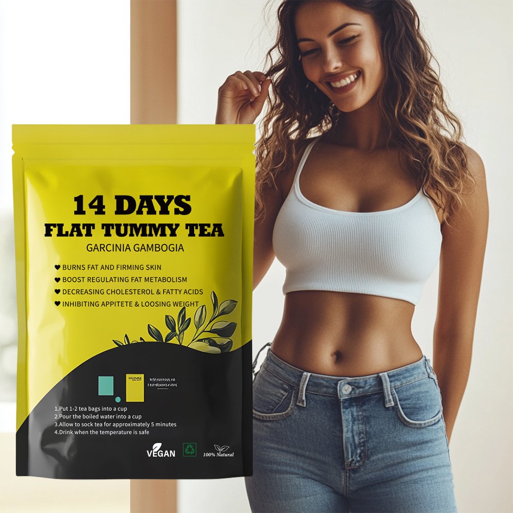Organic Fast Acting Flat Tummy Herbal Tea for Weight Loss 14/28 Days Detox Slimming Private Label Wholesale Not for Children