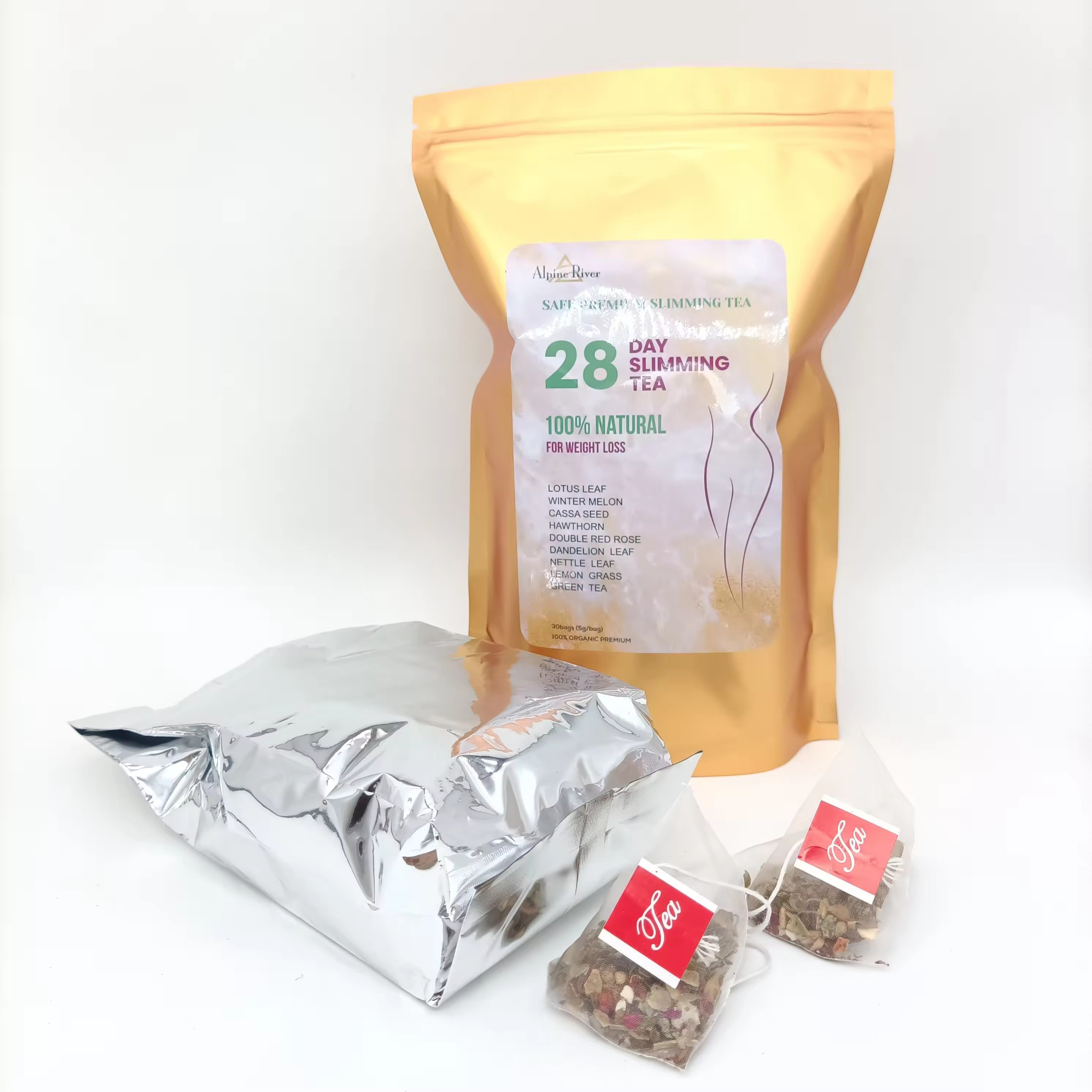 2024 Best Selling Body Detox Slimming Tea Private Label Fast Best Flat Belly Herbal 28 Day Detox Slimming Tea For Weight Loss