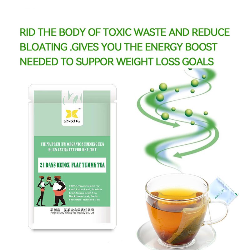 Wholesale tea cleanse detox tea private label detox tea for weight loss flat tummy burn fat weight loss slim