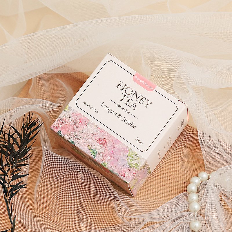 Vip Customer Business Gift Set Tea Honey Te Gift Tea Custom Logo Travel Tea for Wedding Gift