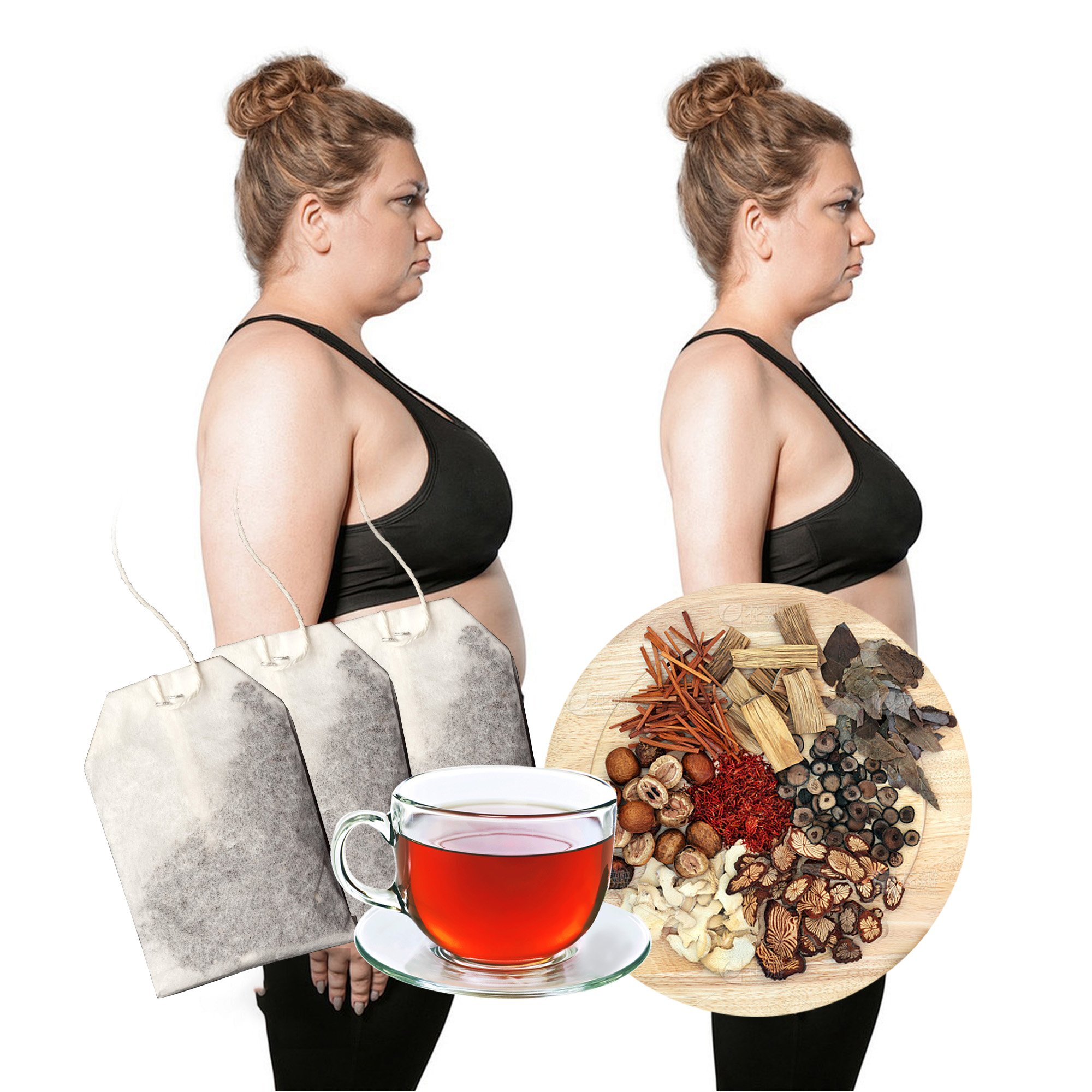 New Hot Sale 14 Pieces Healthy Weight Loss Slimming Detox Oolong Chinese Herbal Flower Tea for Family