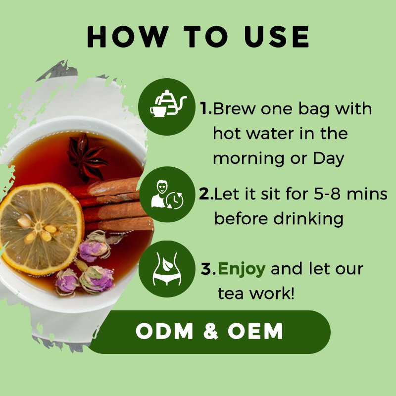 OEM ODM Herbal Tea Private label weight loss tea detox senna leaf tea