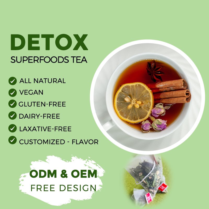 OEM ODM Herbal Tea Private label weight loss tea detox senna leaf tea