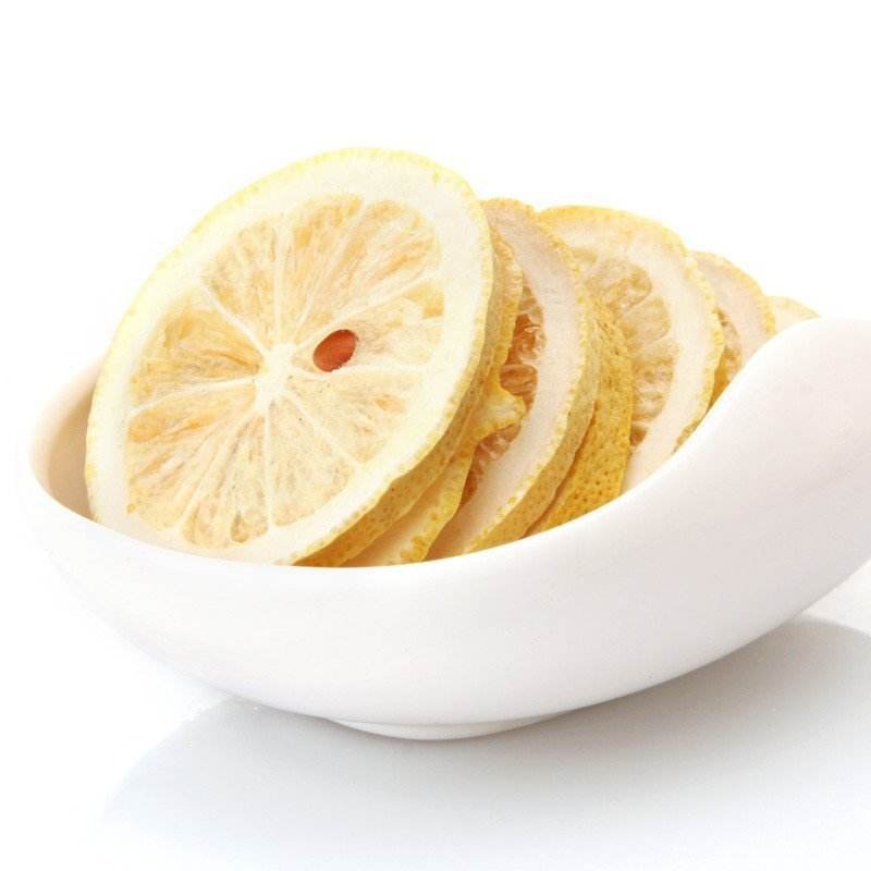 Chinese freeze dried lemon fruits slimming tea high Vc lemon tea slices Frozen dried lemon for sale