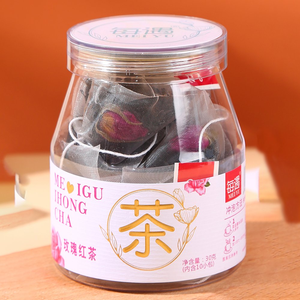 Chinese Natural Herbal Tea Fruit and Flower Tea Bag Slimming tea, winter melon, lotus leaf, mint tea 30g/bottle