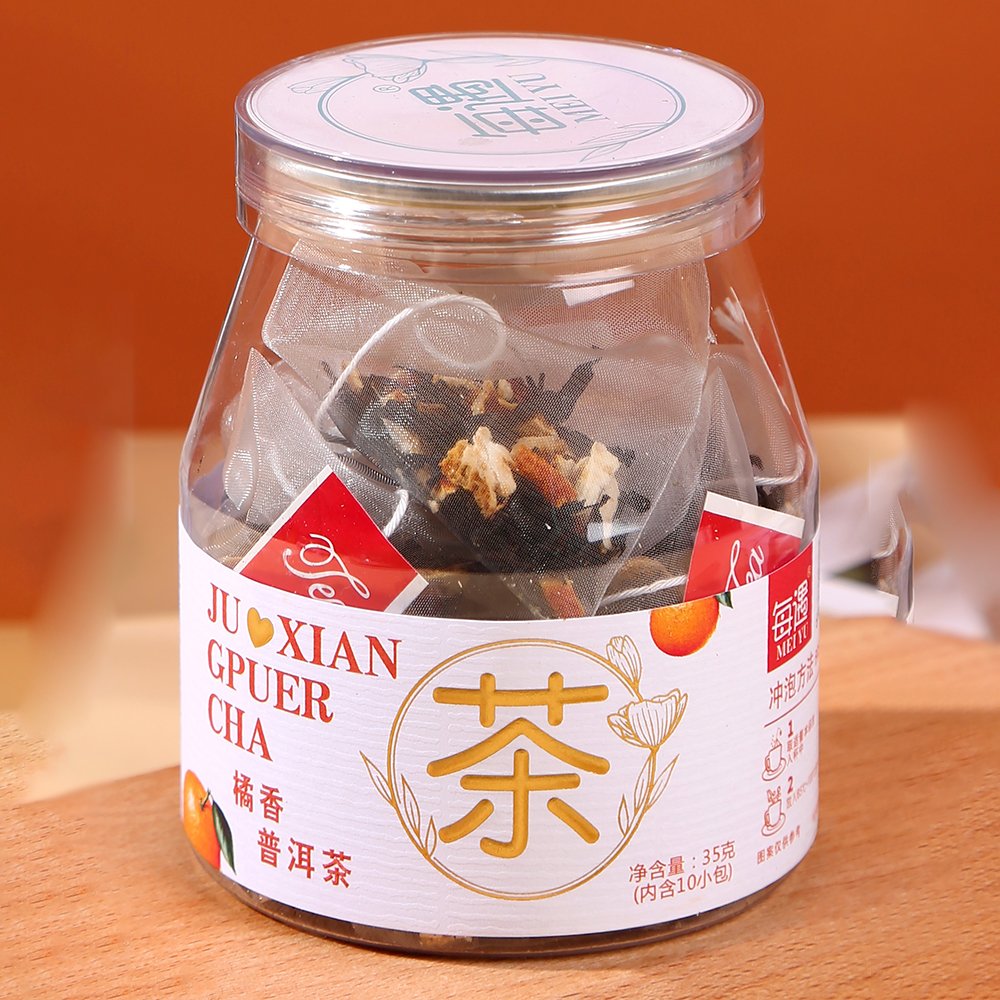 Chinese Natural Herbal Tea Fruit and Flower Tea Bag Slimming tea, winter melon, lotus leaf, mint tea 30g/bottle