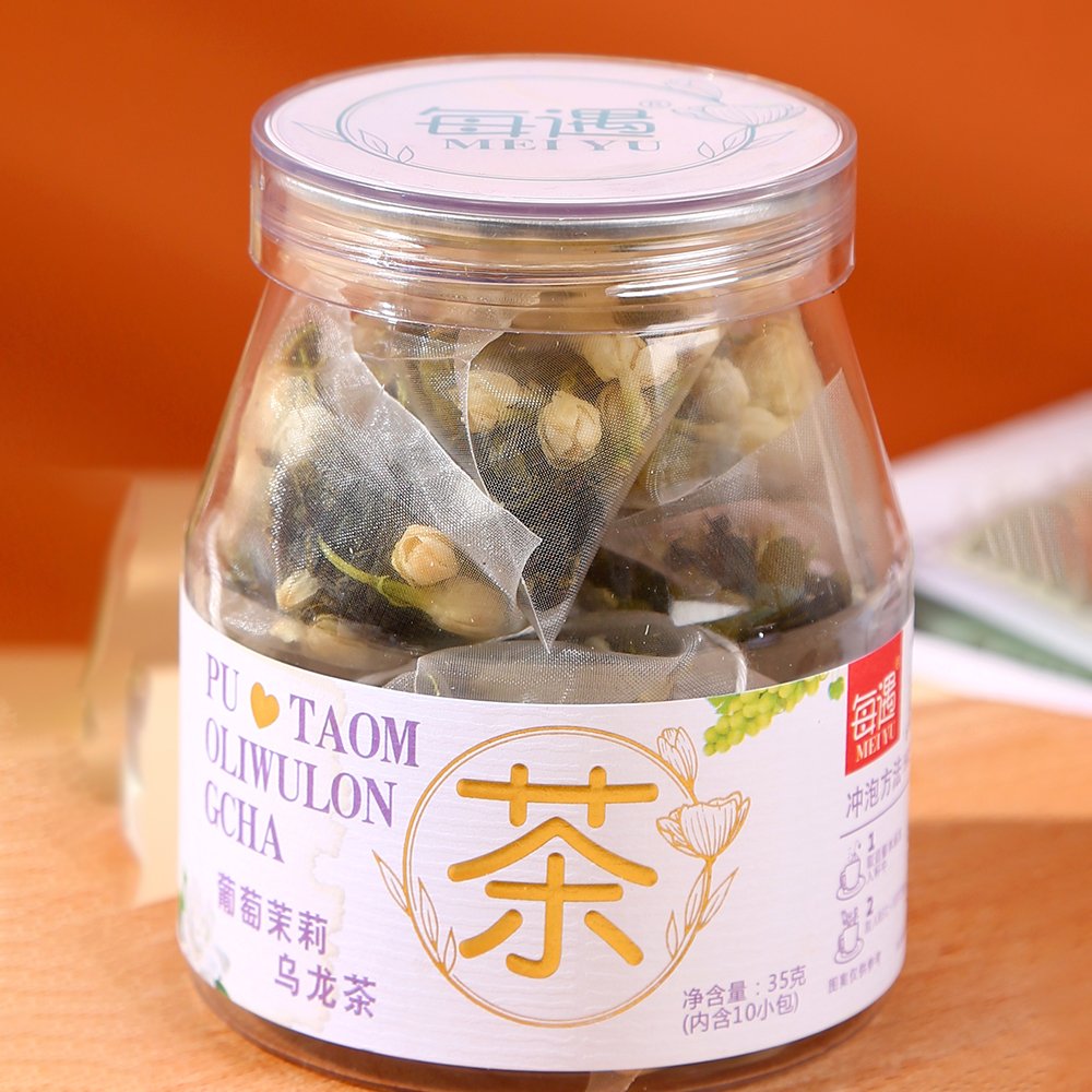 Chinese Natural Herbal Tea Fruit and Flower Tea Bag Slimming tea, winter melon, lotus leaf, mint tea 30g/bottle