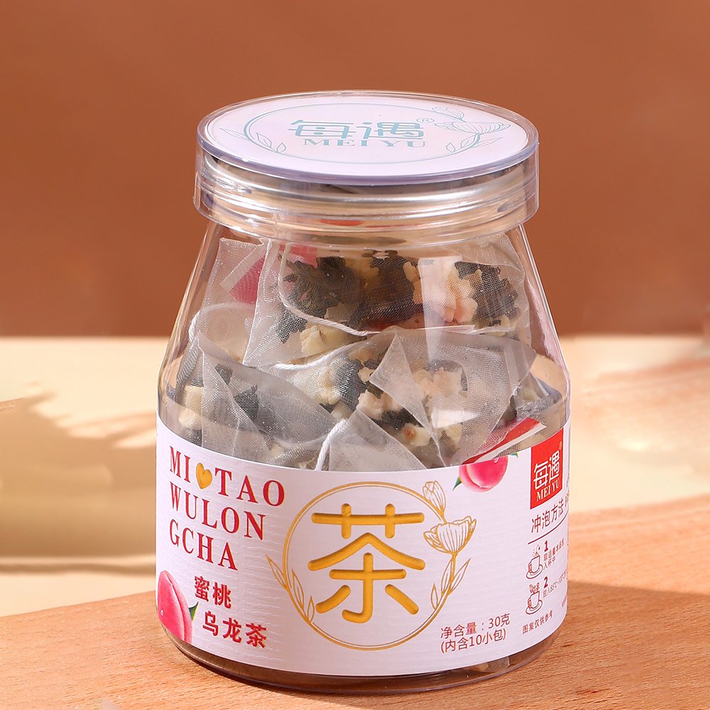 Chinese Natural Herbal Tea Fruit and Flower Tea Bag Slimming tea, winter melon, lotus leaf, mint tea 30g/bottle