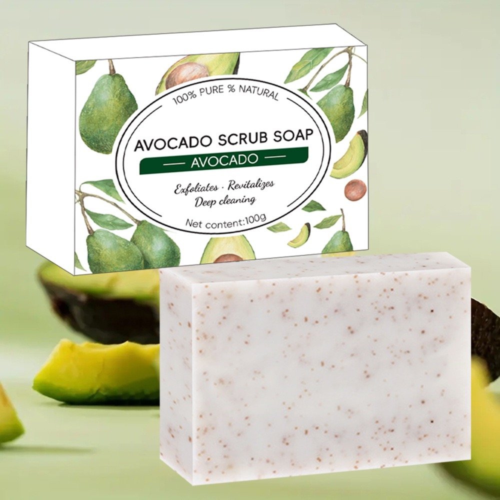Natural Shea Butter Olive Oil Soap Coconut Coffee Goat Milk Avocado Soap Lightening Handmade Oatmeal Face Bath Body Scrub Soap
