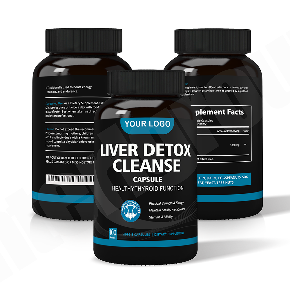 OEM halal herbal liver cleanse and detox repair pills Tea weight lossy Slimming Nature liver detox cleanse capsules