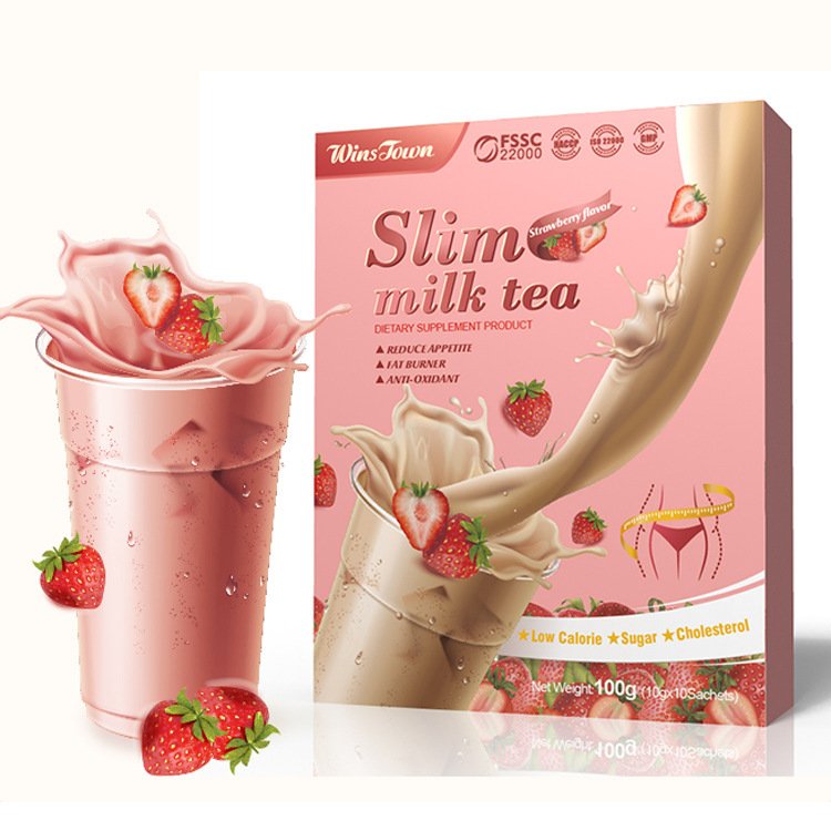 Slimming tea Private Label Fast Weight Loss Body Hot Selling Skinny Tetox Flat Tummy wholesale detox slim milk tea