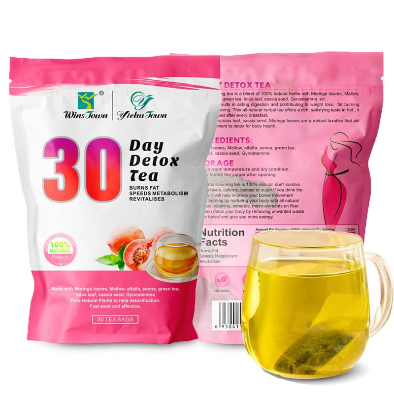Private Label 30 day detox tea slim Flat tea bag Fruit Natural organic tummy fat burn detox slim tea for beauty