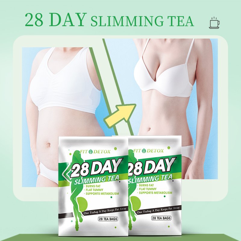 Prof.Ding RTS/OEM wholesale 100% herbal weight loss burn fat Lose Belly Detox herbal tea 28 days fit tea weight loss tea