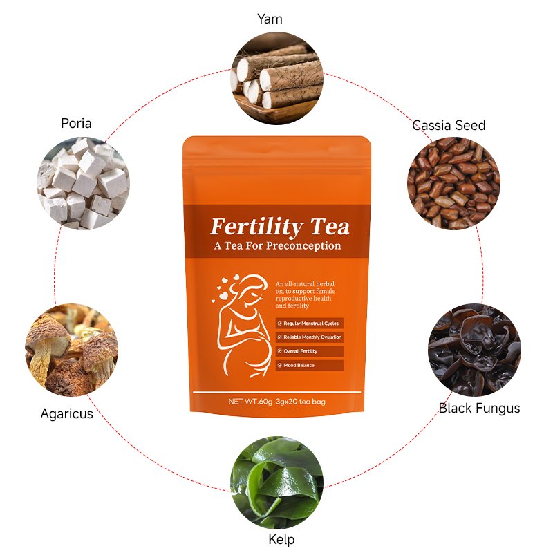 Chinaherbs Women Reproductive Blend Moon Cycle Balance Hormone Female Herbal Fertility Tea women