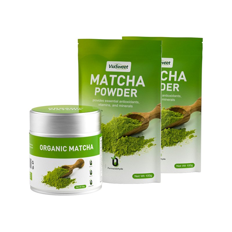 Wholesale matcha green tea powder OEM package organic matcha green tea powder