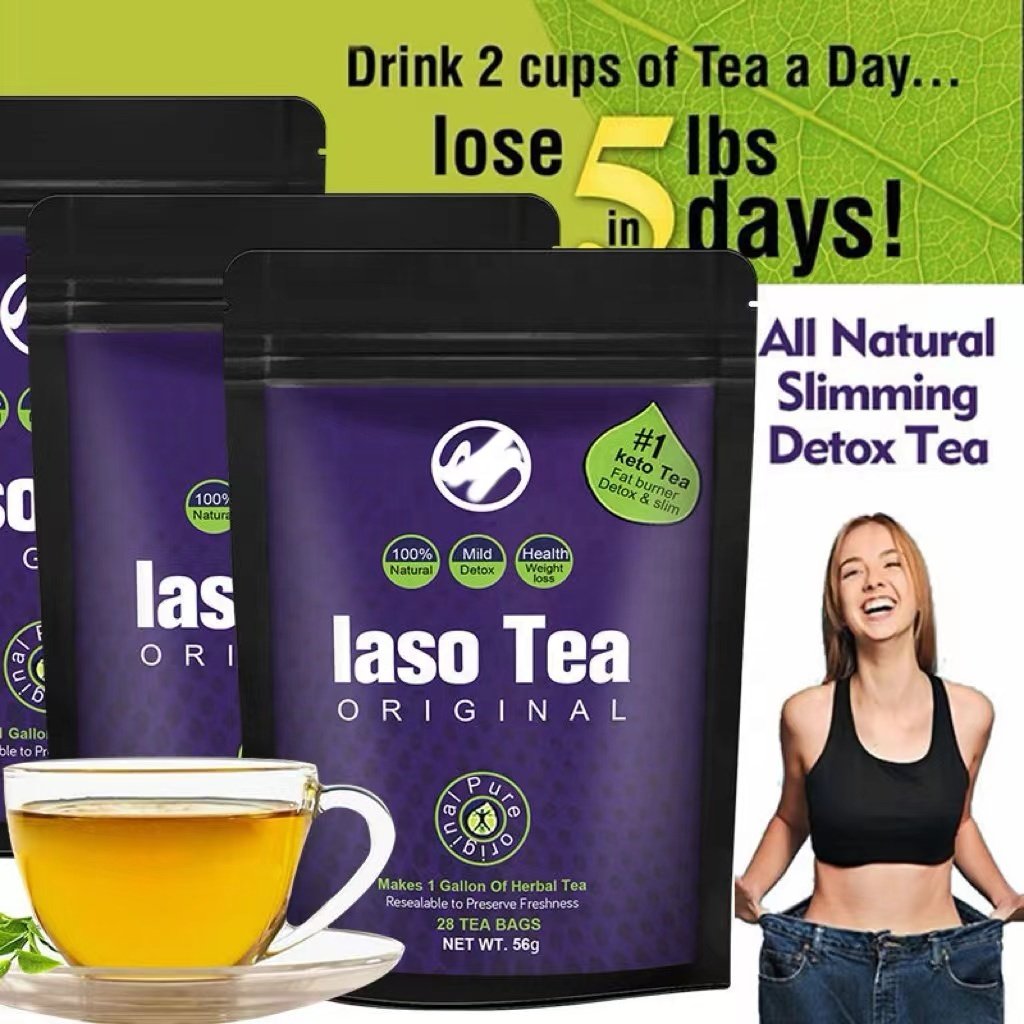 Private Label Wholesale Organic 28 day Laso Tea Tummy Flat Herb slimming tea burn fat weight loss detox slim tea