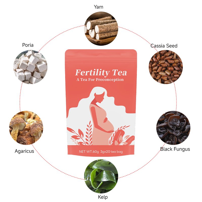 Chinaherbs Herbal Tea for Preconception Female Fertility Pregnancy Tea healthcare supplements for women