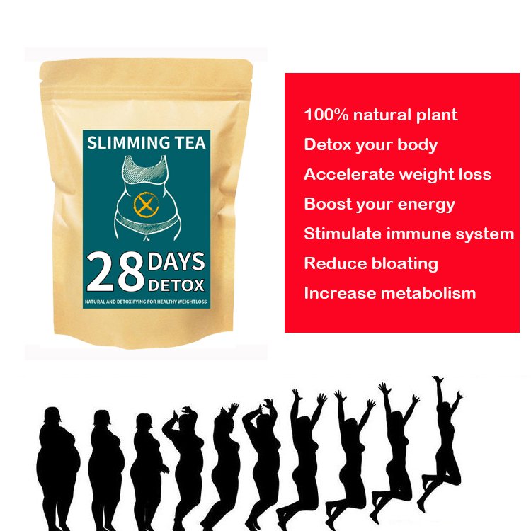custom logo herbal magic flat tummy detox super slim diet weight loss tea