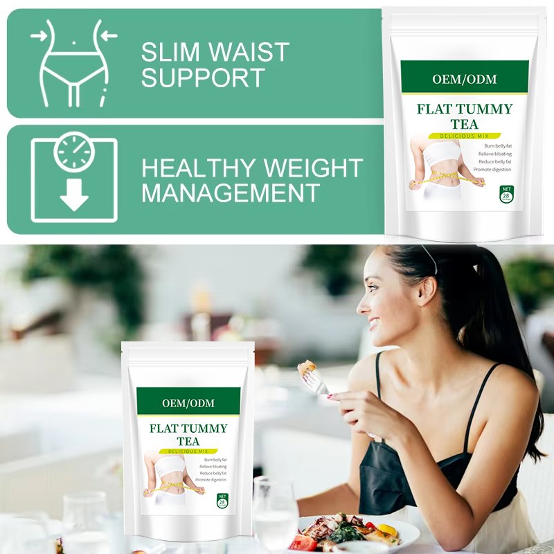 Private Label Flat Tummy Tea 28 Days Detox Slimming Tea Organic Herbal Belly Tea