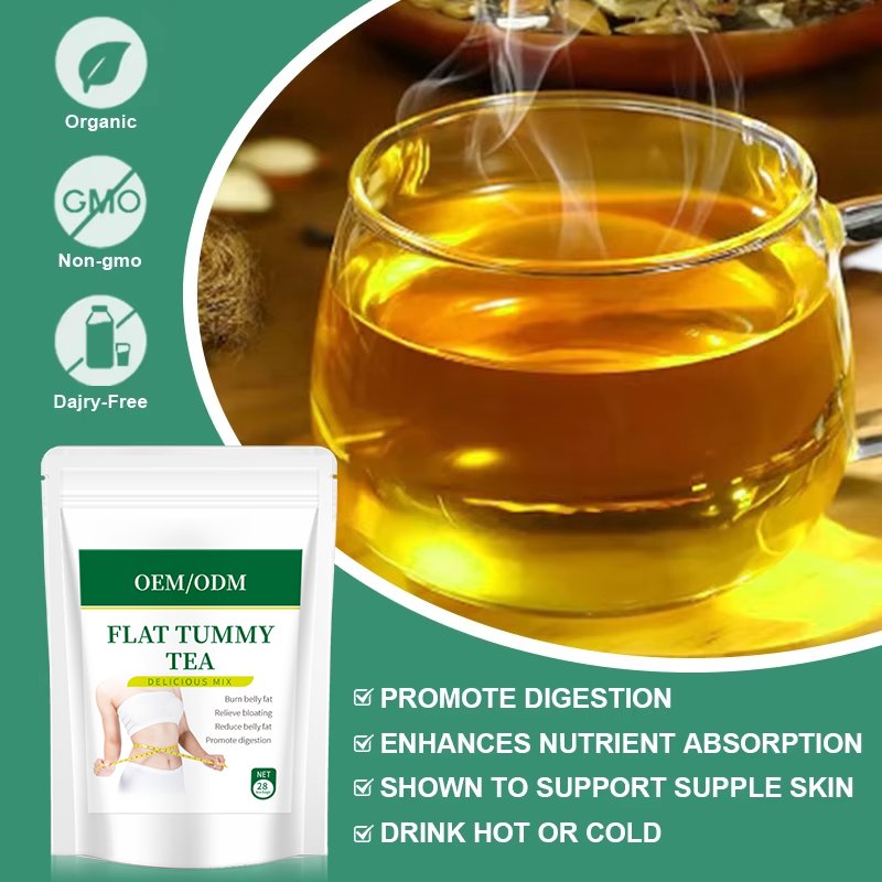 Private Label Flat Tummy Tea 28 Days Detox Slimming Tea Organic Herbal Belly Tea