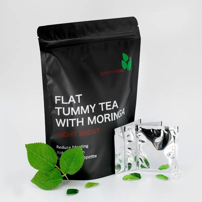 Hot Selling Nigerian Market Organic Traditional Chinese Herbal Fat Burner Flat tummy tea 28 days slimming tea