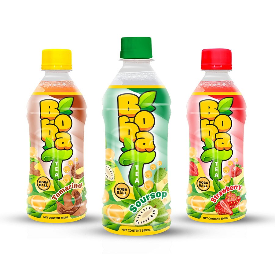 Nico Nico Tamarind Tea with Popping Boba Pearl 350ML PET Bottle Wholesale Best Price