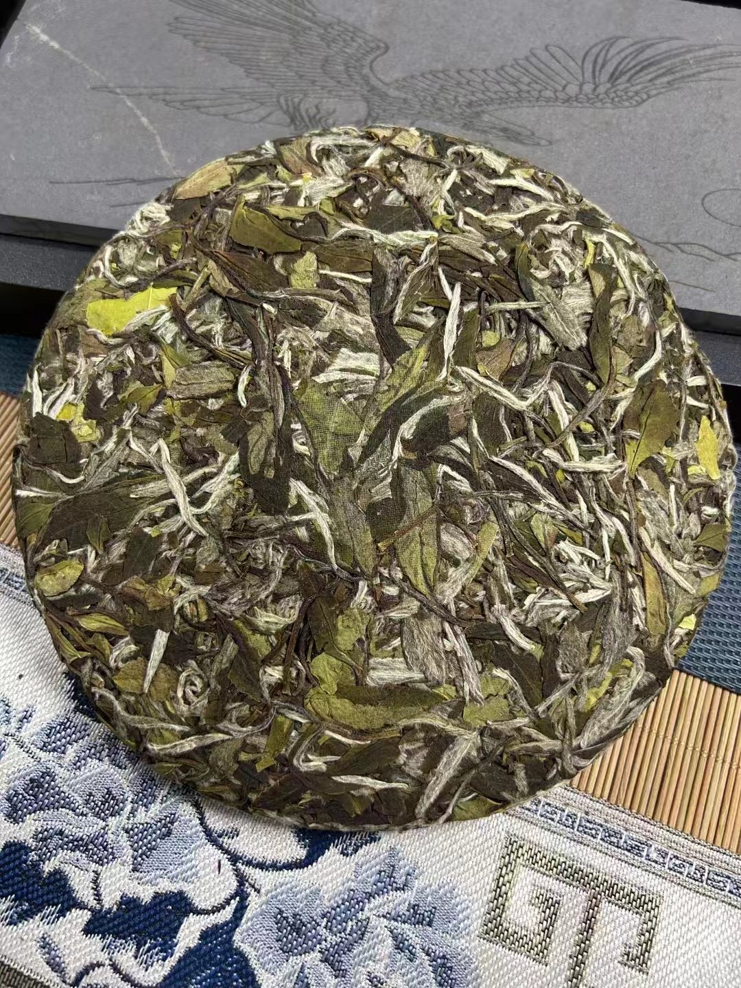 2024 Floral White Peony Tea Cake 350g China Fuding White Tea Silver Needle Health Tea Specialty Handpicked by Experts