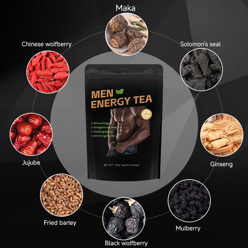 Chinaherbs male fertility Vitality tea herbal for men Beautiful life male enhancement erection tea