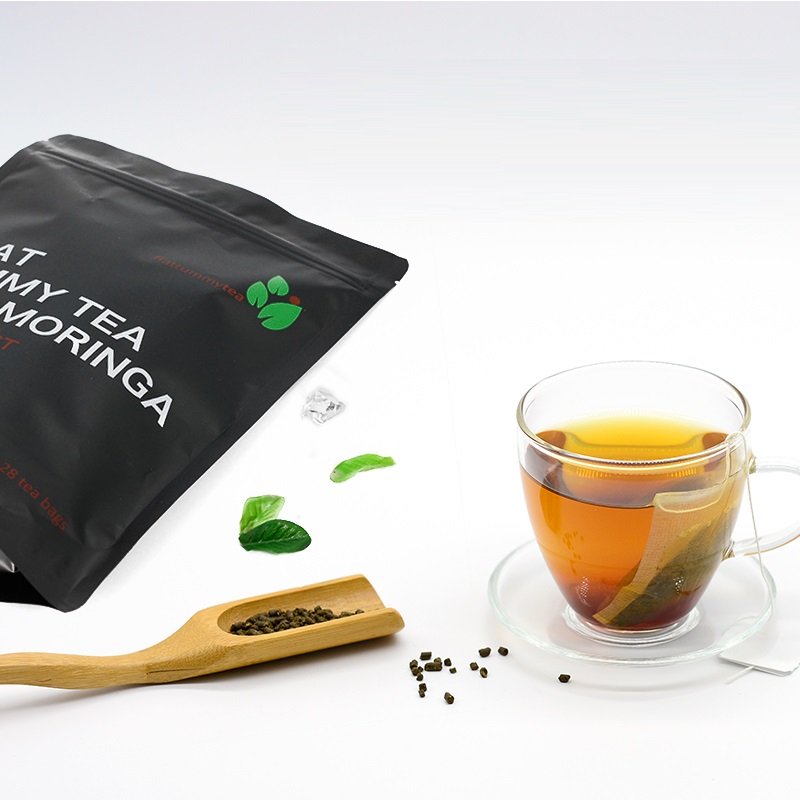 Chinaherbs Custom Fit Tea 28 Days Slimming Tea Wholesale Private Label Fat Burn Weight Loss 28 Days Flat Tummy Tea with Moringa