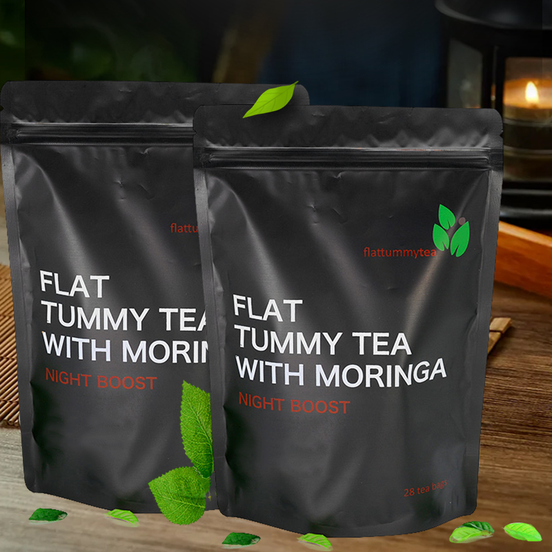 Chinaherbs Custom Fit Tea 28 Days Slimming Tea Wholesale Private Label Fat Burn Weight Loss 28 Days Flat Tummy Tea with Moringa