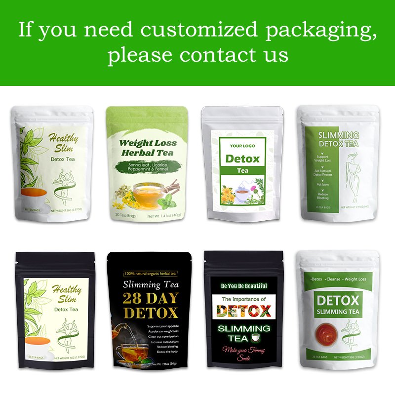 private label Weight Loose Tea 14 day flat belly fat reduce minceur perte de poids