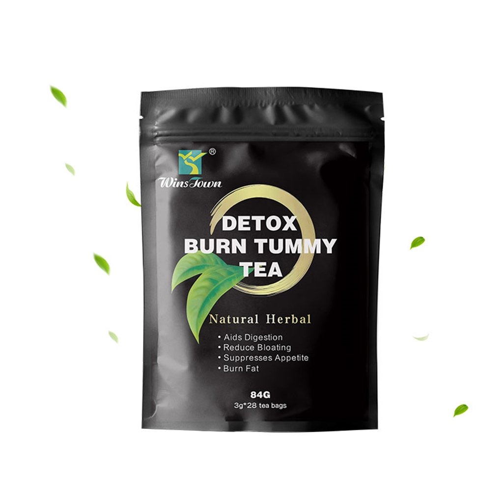Private Label Fat Burner Tea 28 days detox flat stomach tea Weight Loss Herbal Natural Flat Tummy tea