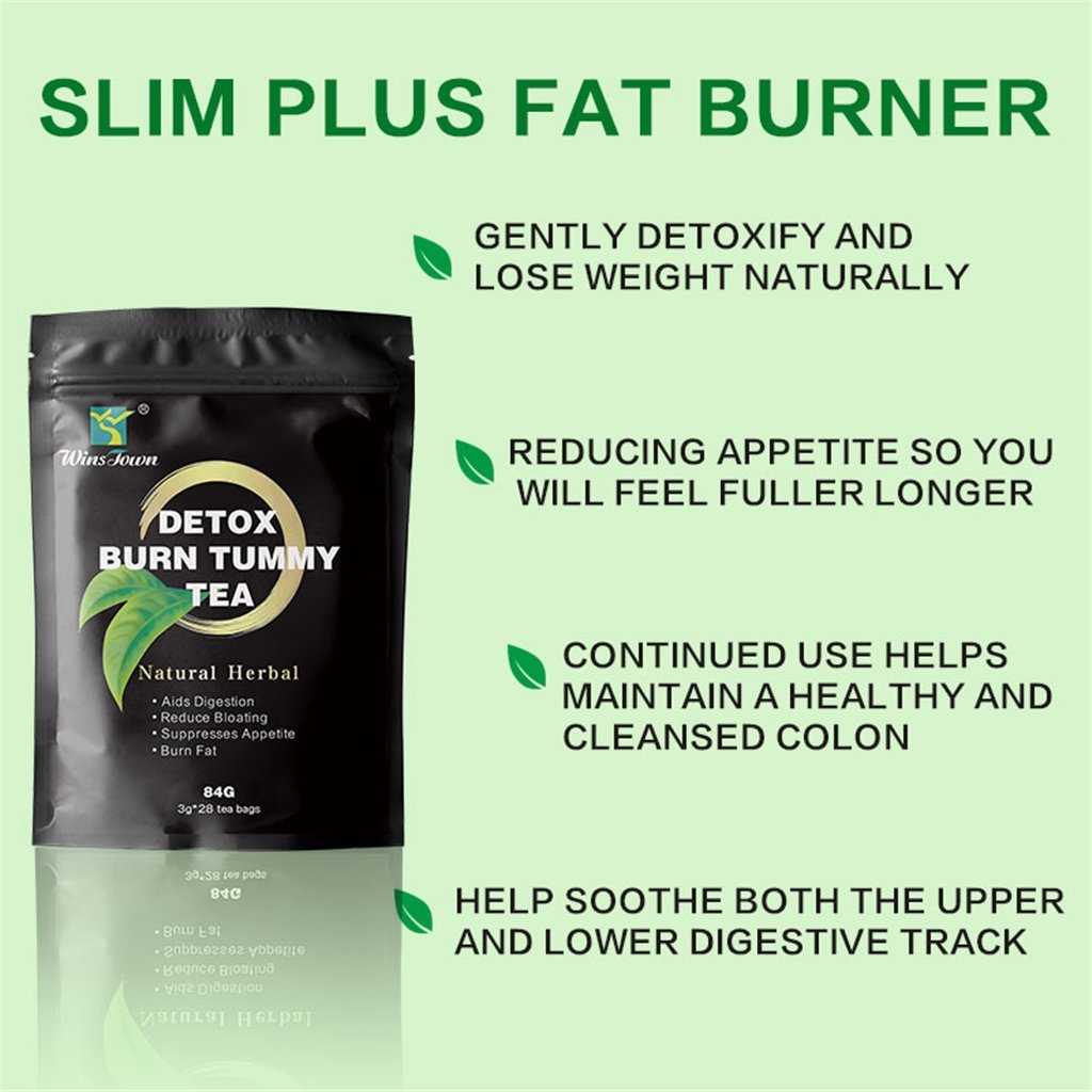 Private Label Fat Burner Tea 28 days detox flat stomach tea Weight Loss Herbal Natural Flat Tummy tea