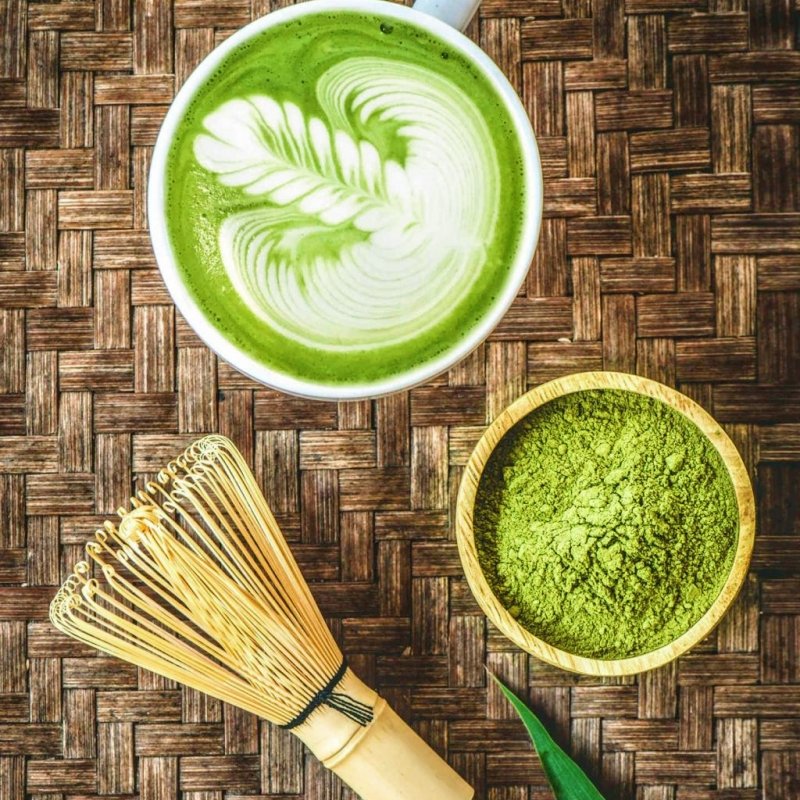Blended Matcha Blueberry Flavour Matcha Powder Green Te Matcha 100% Natural with Competitive Price From China Supplier