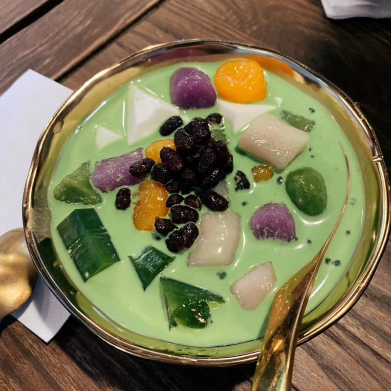 Blended Matcha Blueberry Flavour Matcha Powder Green Te Matcha 100% Natural with Competitive Price From China Supplier