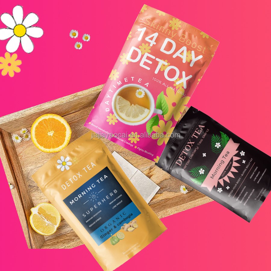High Quality private label Quick Best slimming tea for flat stomach colon cleanse detox tea