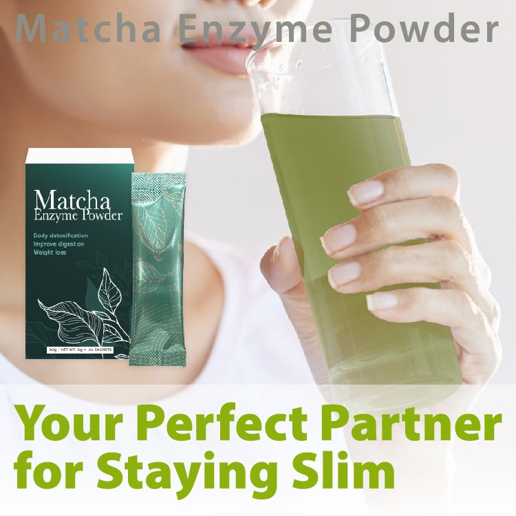 Organic Matcha Enzyme Powder Digestion Tea