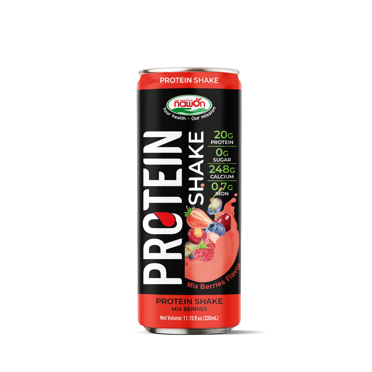 Hot trend Chocolate Milk Protein Drink Ready to Drink 330ml Aluminum Can HALAL Premium Quality Vietnam Beverage Manufacturer