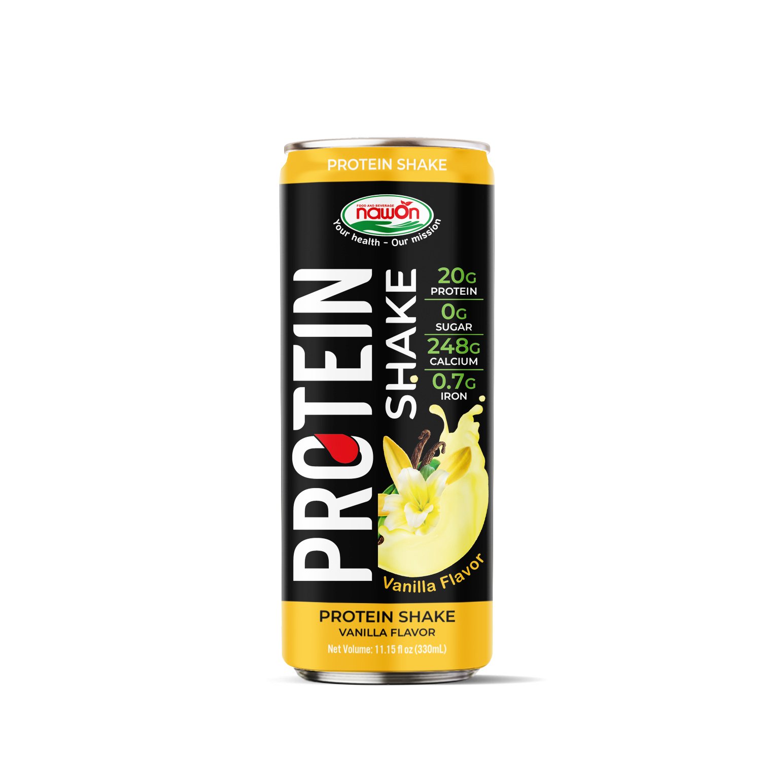 Hot trend Chocolate Milk Protein Drink Ready to Drink 330ml Aluminum Can HALAL Premium Quality Vietnam Beverage Manufacturer