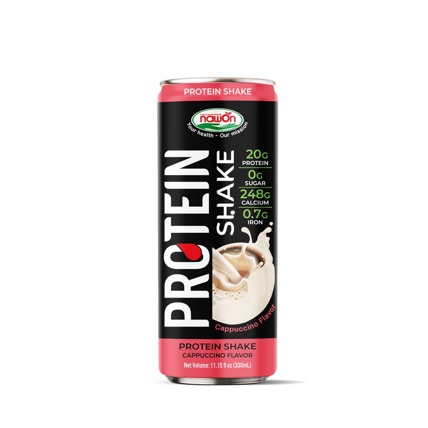Hot trend Chocolate Milk Protein Drink Ready to Drink 330ml Aluminum Can HALAL Premium Quality Vietnam Beverage Manufacturer