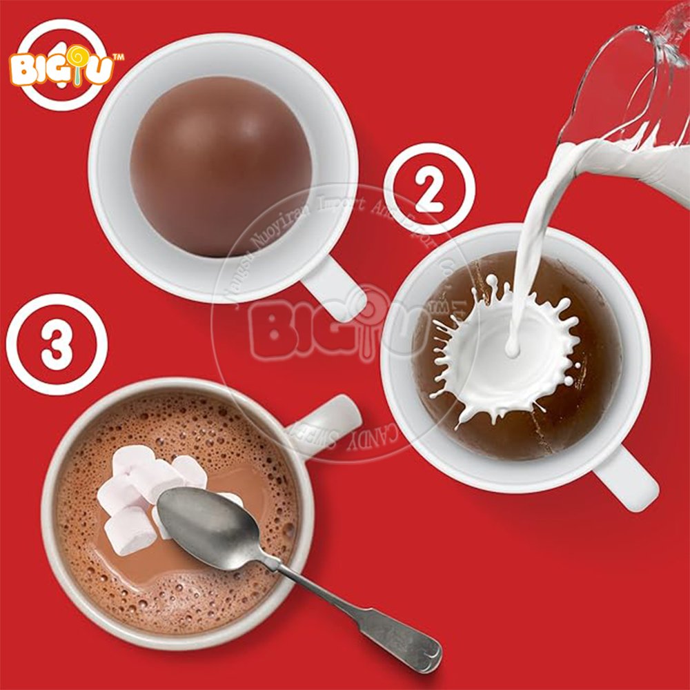 Candy manufacturers Wholesale Custom chocolate delicious Marshmallow Chocolate ball bomb candy