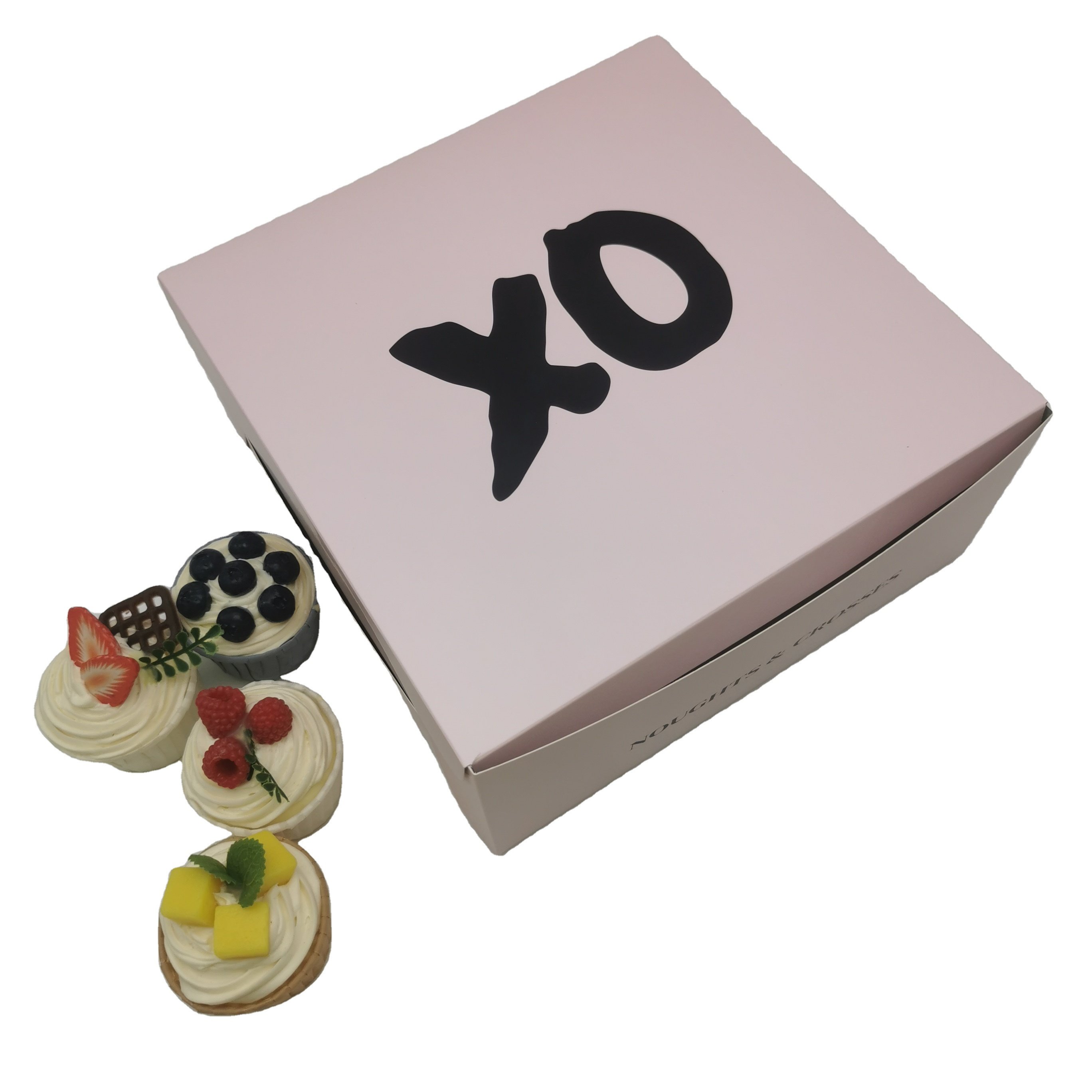 Custom Packaging Paper Boxes Cookies Grazing Chocolate Cupcake bakery Cake Box