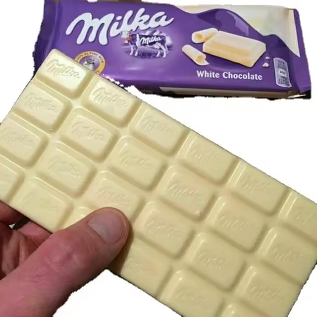 Milka alpine milk 24 x 100g bar/milky bar chocolate flavors milka chocolate 100g germany CHOCOLATE Full Box of 24 Bars Candy