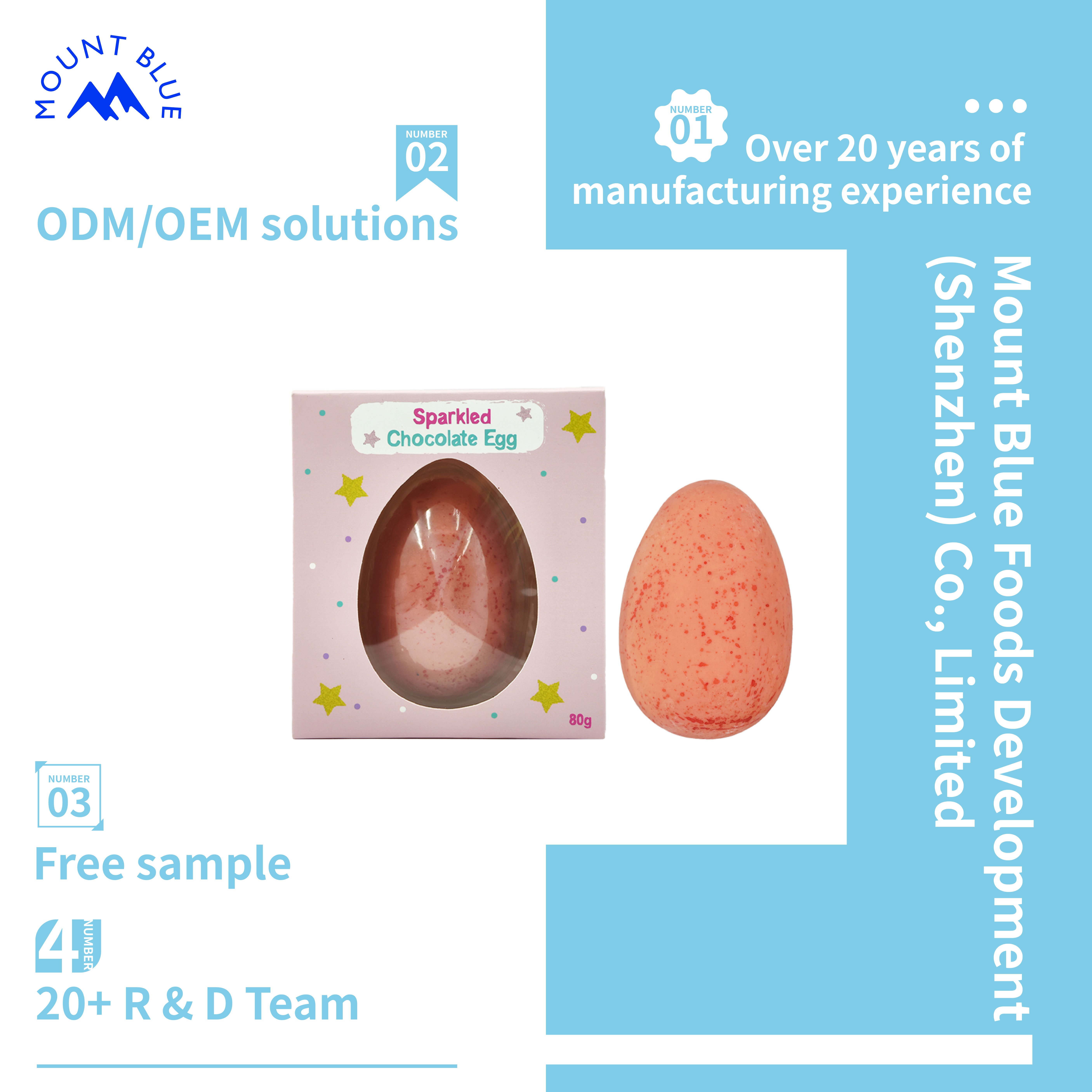 Wholesale Customized Chocolate egg Solid Chocolate Egg Cocoa Easter Chocolate Egg