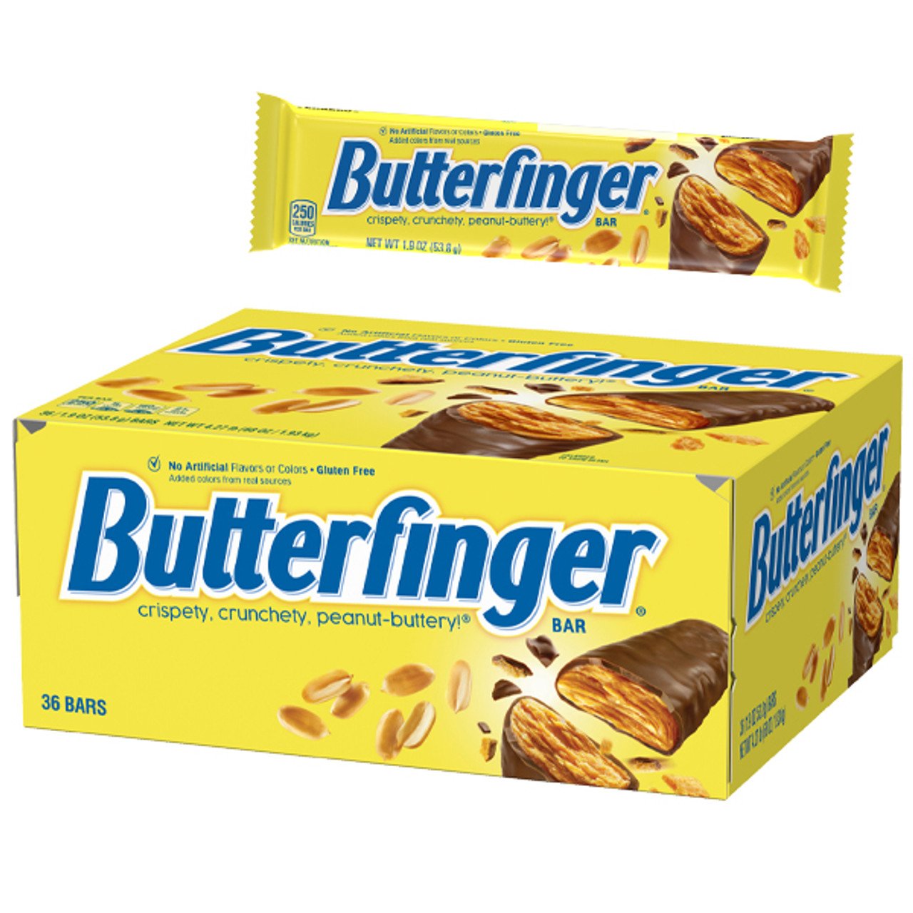 Wholesale Bulk Butterfinger Sweet Chocolate Bars for Retail or Personal Use Buy Now!