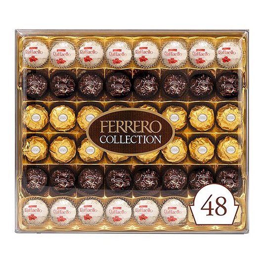 Ferrero Rocher 375g Solid Chocolate Bar Compound Ball Infused with Biscuit and Candy Pattern 50g Cookies And Biscuits